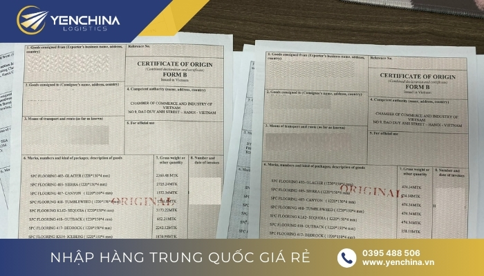 Các loại giấy tờ bắt buộc khi nhập hàng chính ngạch Trung Quốc

