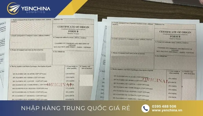 Các loại giấy tờ bắt buộc khi nhập hàng chính ngạch Trung Quốc
