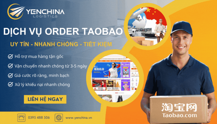 Yến China Logistics - Đơn vị cung cấp dịch vụ order hàng Taobao siêu tốc, giá rẻ