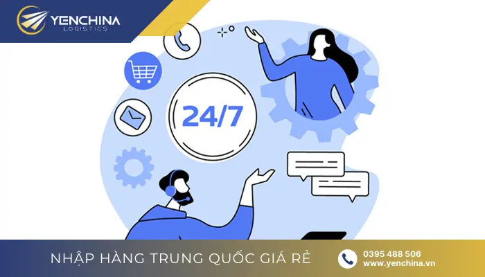 Nhân viên tư vấn nhiệt tình, hỗ trợ 24/7