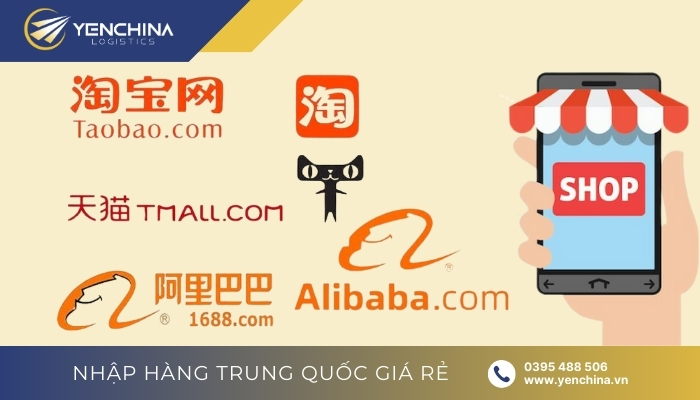 Tự mua sỉ sỉ Trung Quốc thông qua các website TMĐT Trung Quốc
