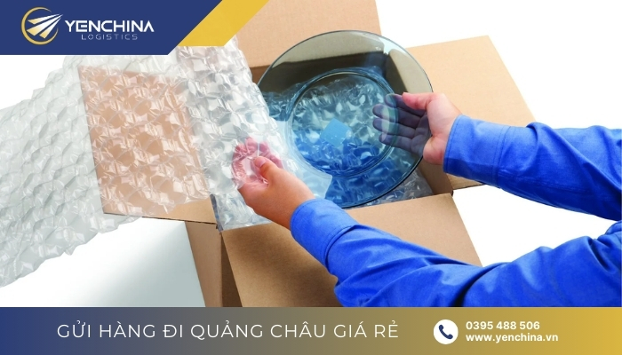 Đóng gói bưu phẩm đúng quy định khi ship hàng đi Quảng Châu