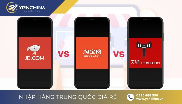 Sự khác biệt giữa Tmall, Taobao và JD com là gì?