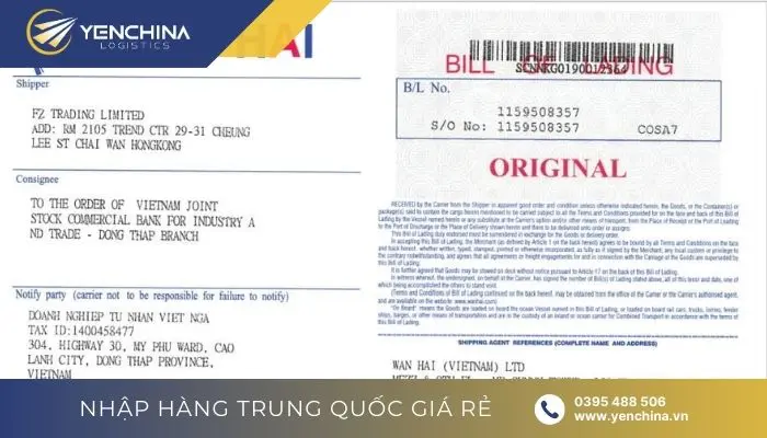 Vận đơn theo lệnh (Order B/L)