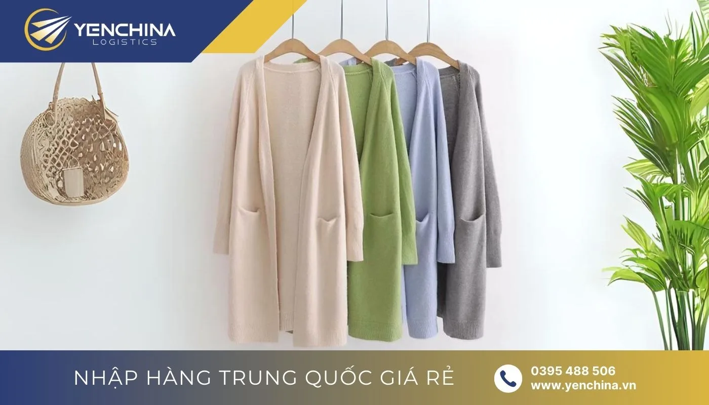 Áo Cardigan nữ Trung Quốc dáng dài