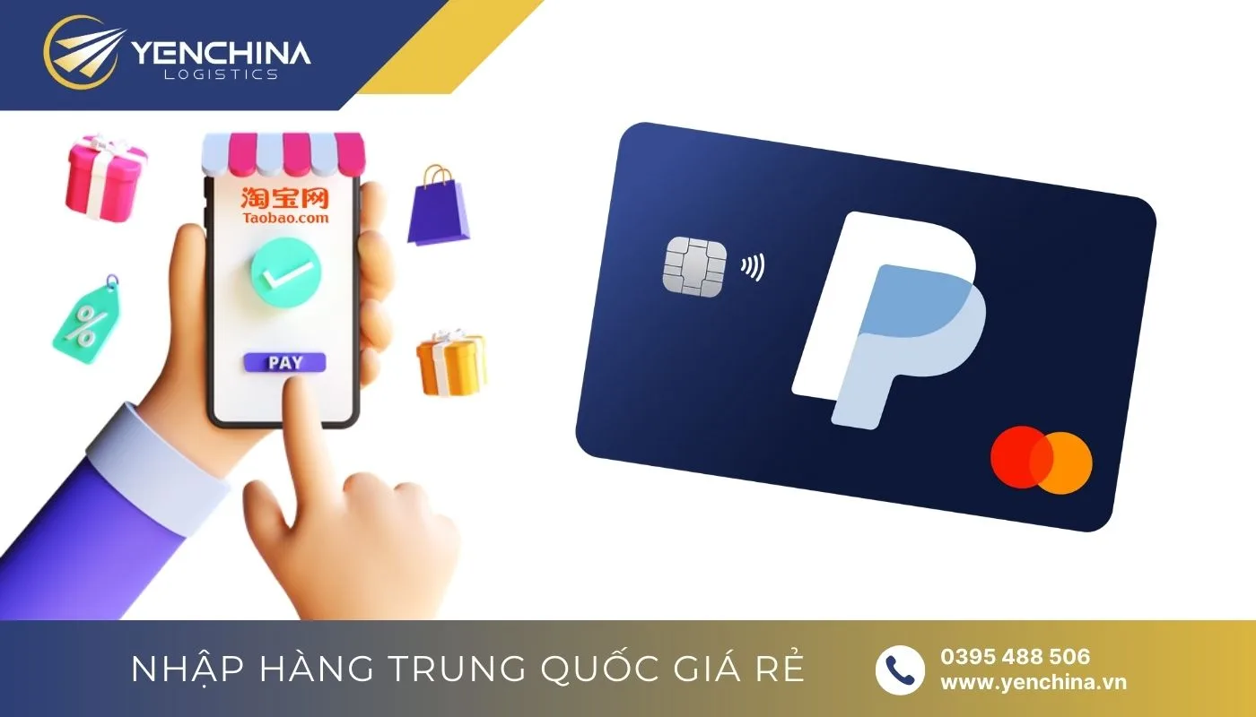 Cách thanh toán trên Taobao bằng thẻ Paypal