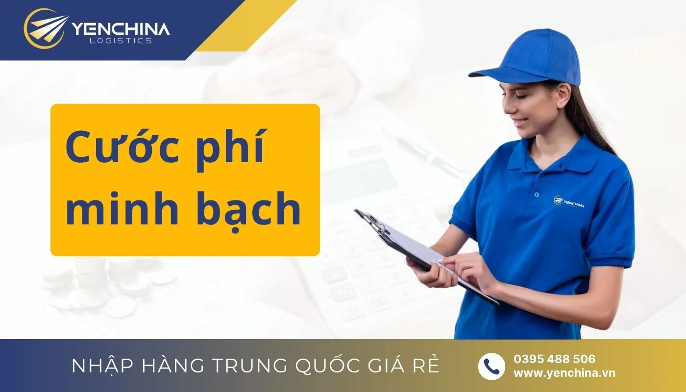 Cước phí rõ ràng và minh bạch