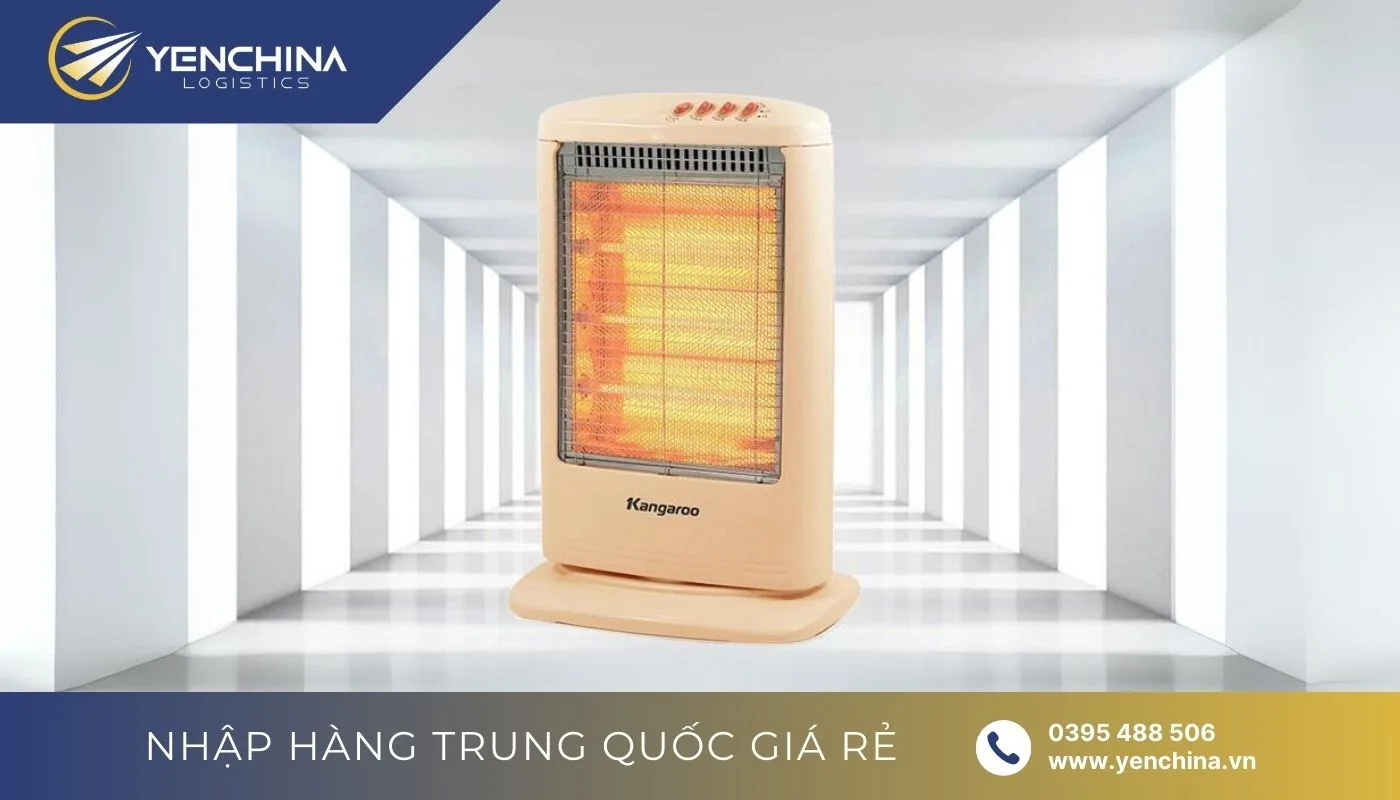 Máy sưởi mini Trung Quốc Halogen Kangaroo KG1012C