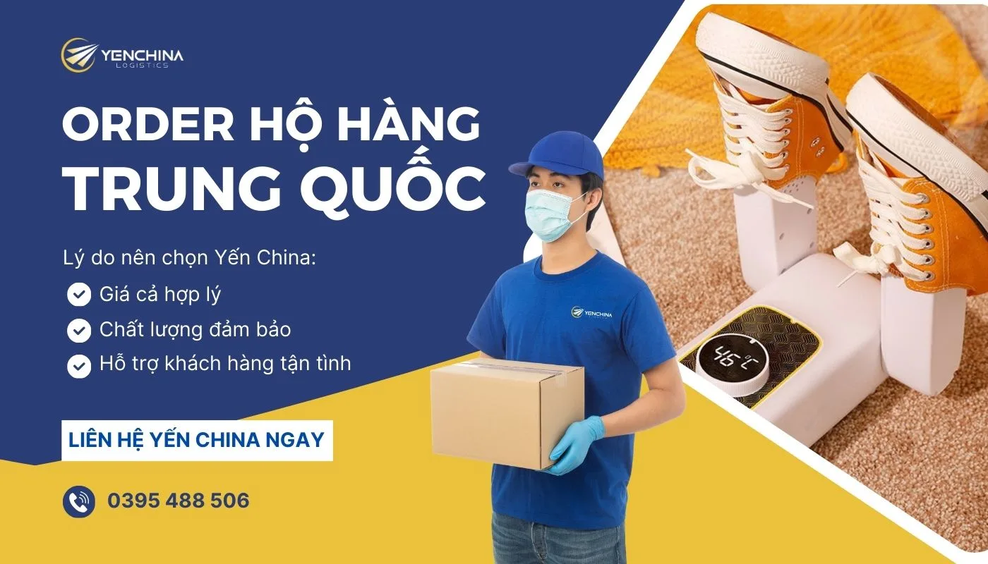 Nhập máy sấy giày nội địa Trung Quốc giá rẻ, chất lượng cùng Yến China Logistics