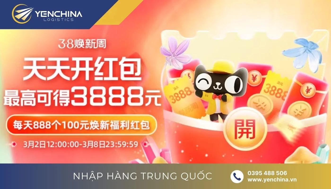 Tmall.com - Sàn TMĐT săn hàng khuyến mãi Trung Quốc chính hãng