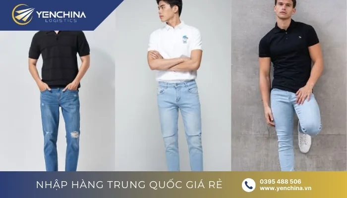 Áo phông trơn màu phối cùng quần jeans xắn gấu