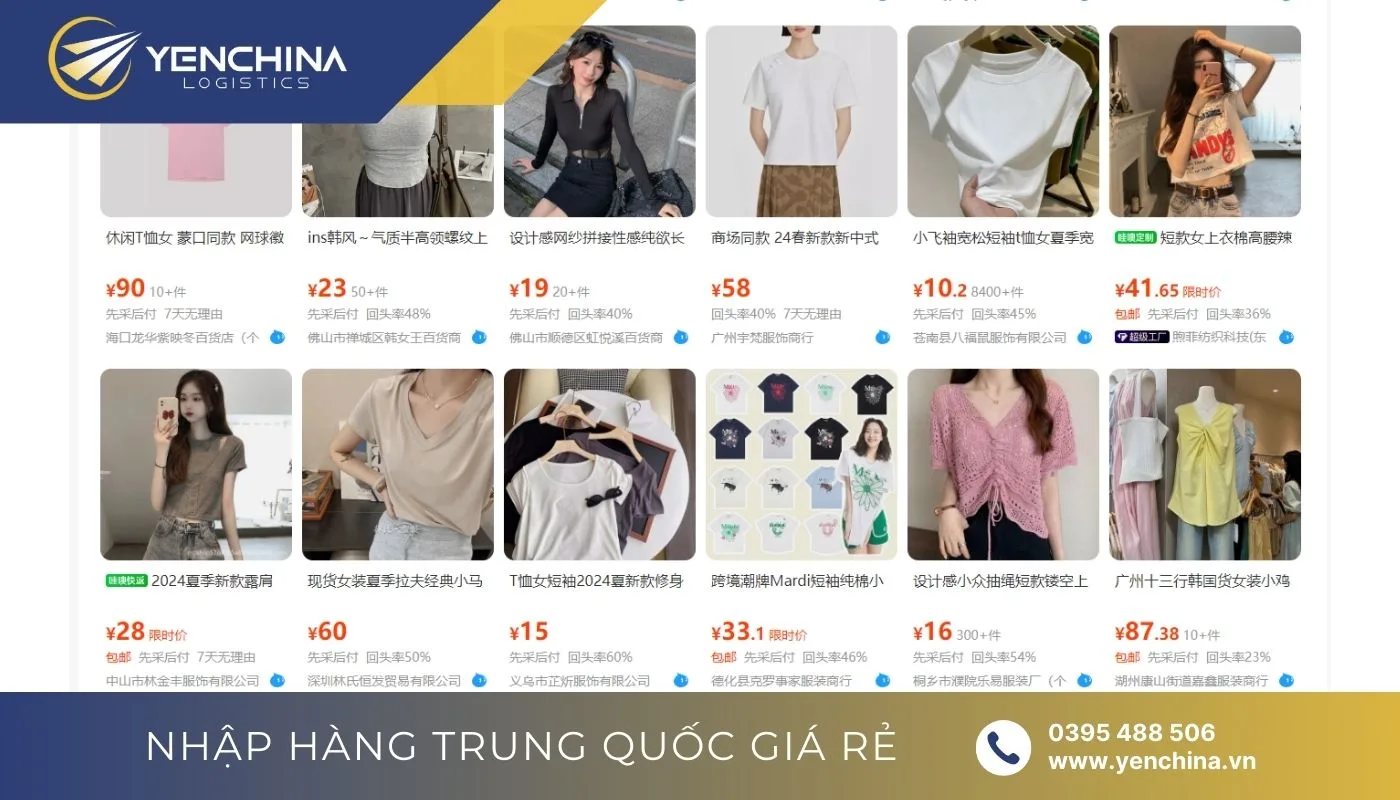 Đặt nguồn hàng Ulzzang thông qua sàn TMĐT