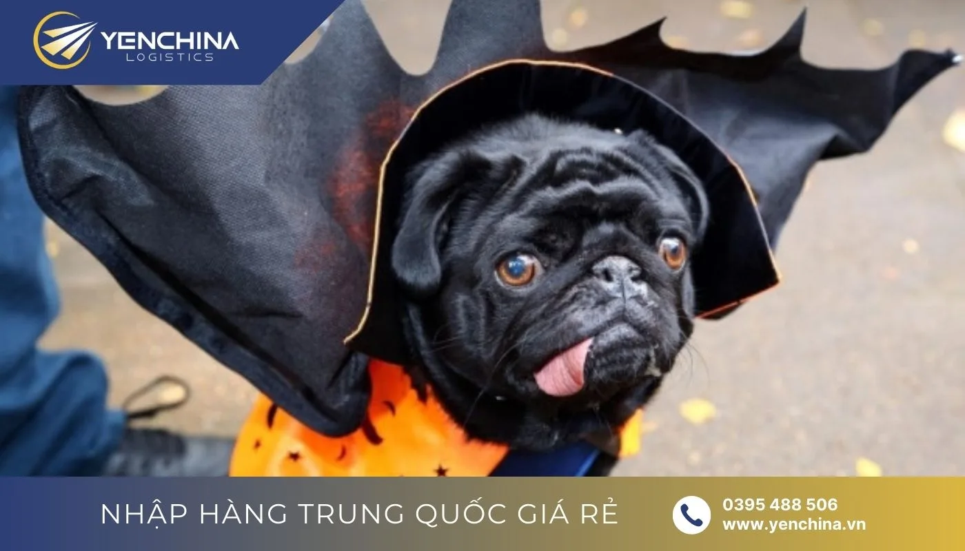 Kinh doanh mùa Halloween trang phục cho thú cưng