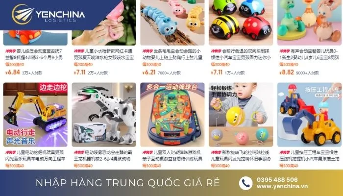 Link shop mua hàng trên Taobao đồ chơi trẻ em