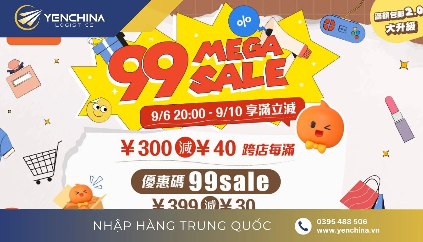 Những gian hàng Taobao, Tmall thường xuyên sale vào ngày 9.9