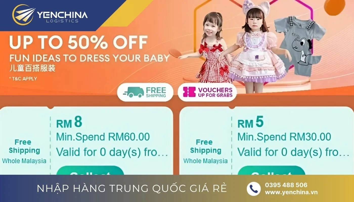 Sử dụng mã giảm giá và voucher