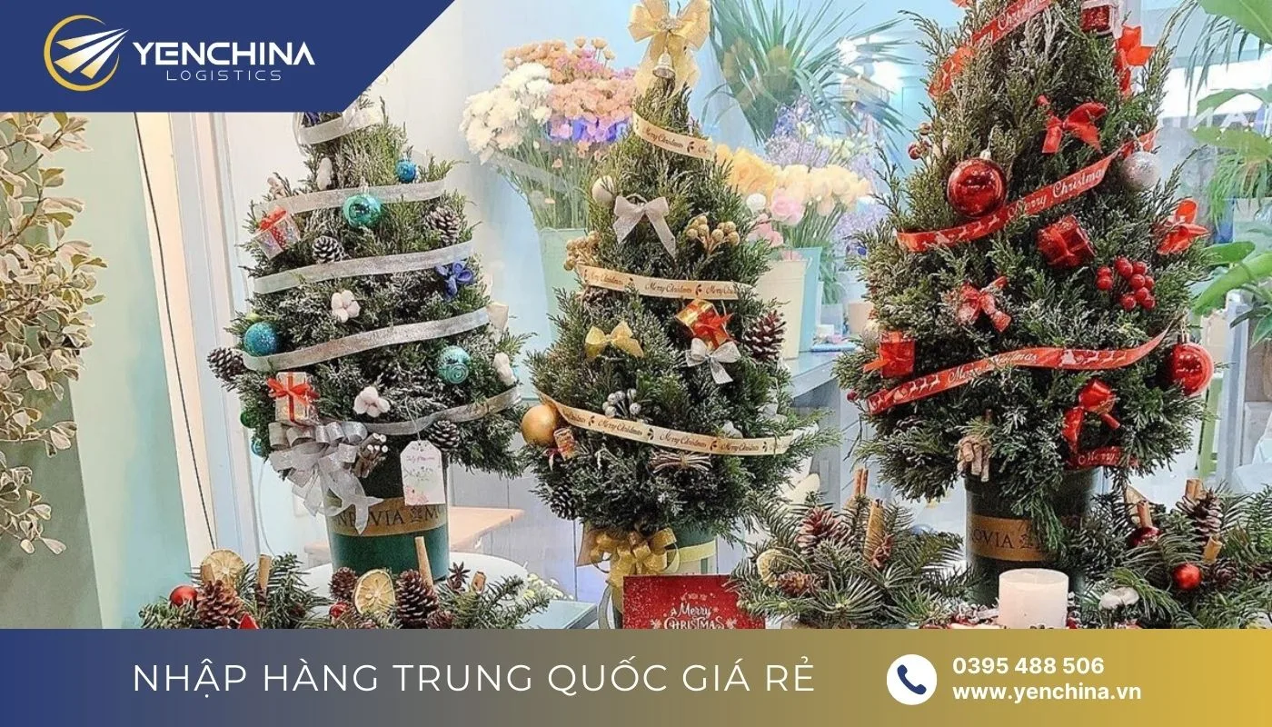 Nguồn hàng đồ trang trí cây thông Noel chất lượng