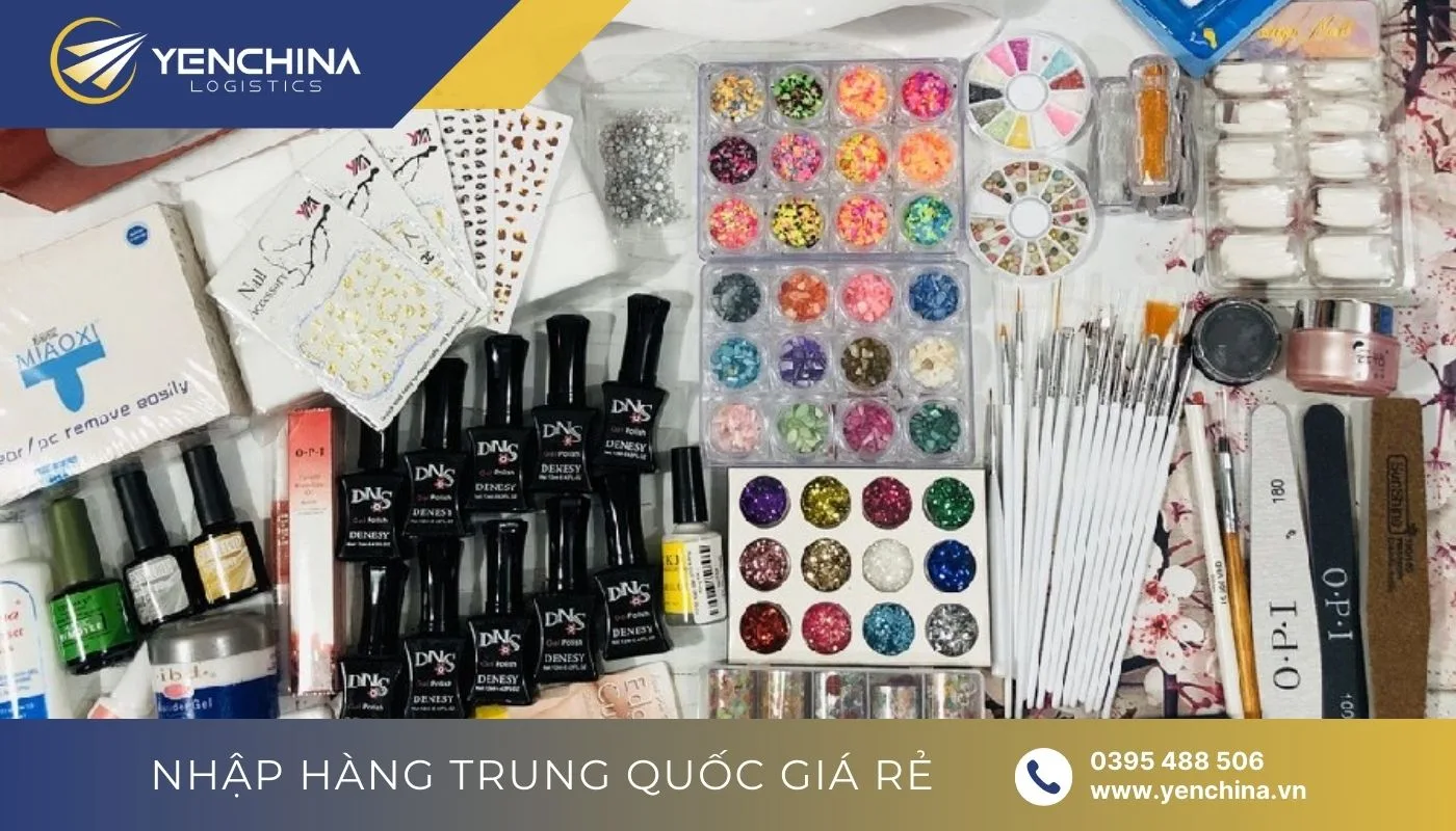 Nhập nguồn hàng phụ kiện nail giá sỉ, chất lượng