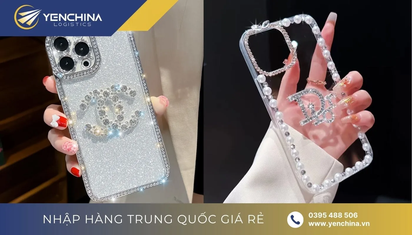 Nguồn hàng ốp lưng điện thoại Trung Quốc đính đá