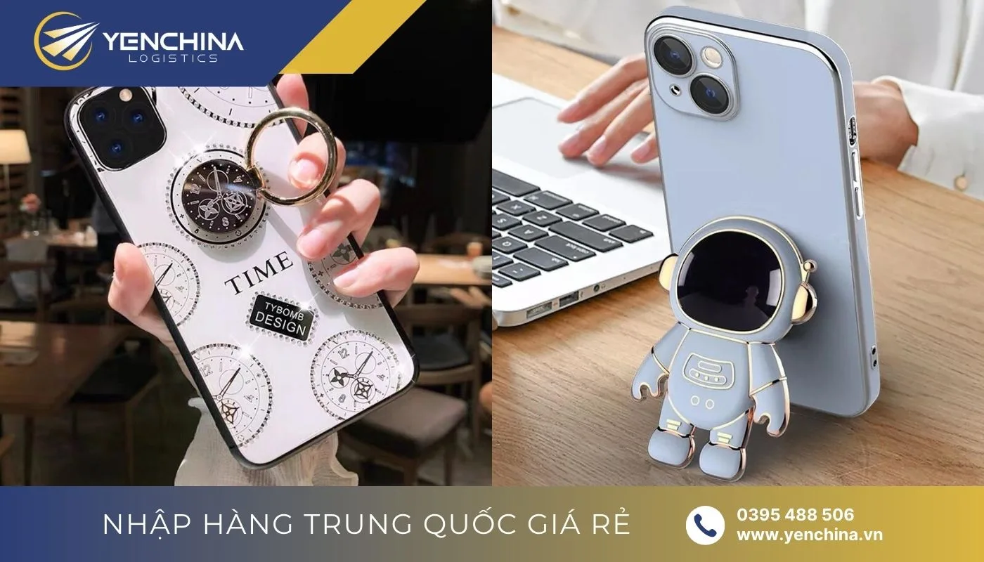 Nguồn nhập ốp điện thoại bằng nhựa gắn iring hoặc phụ kiện