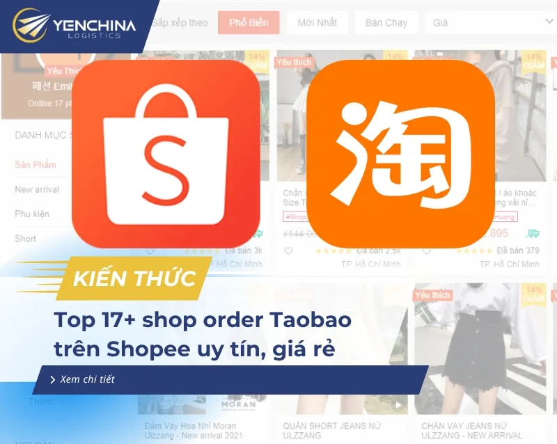 Shop Taobao trên Shopee