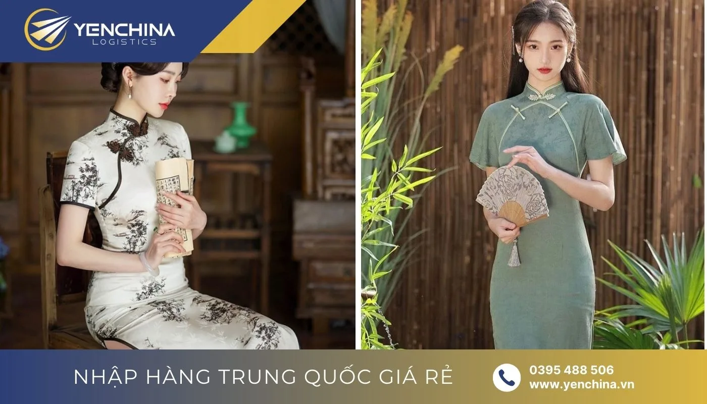 Nhập sườn xám Trung Quốc 