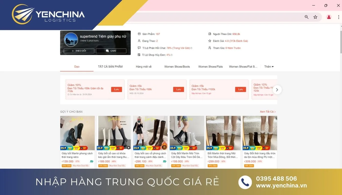 Supertrend shop giày phụ nữ