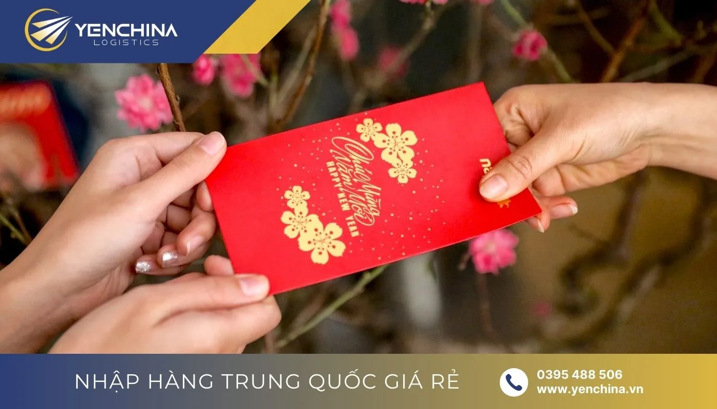 Tặng lì xì đầu năm mới