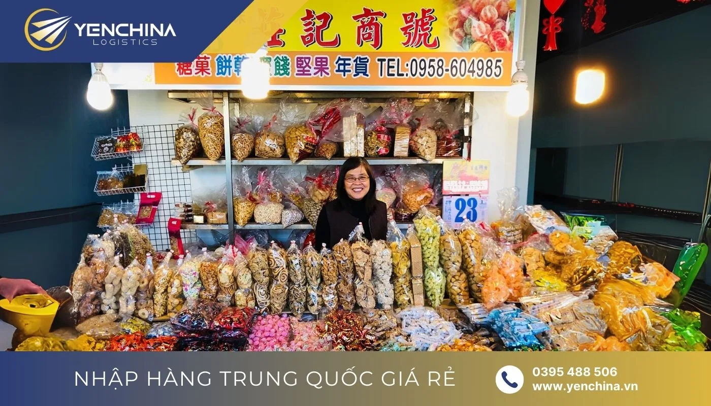 Tìm nguồn sỉ bánh kẹo nổi tiếng Trung Quốc chợ đầu mối