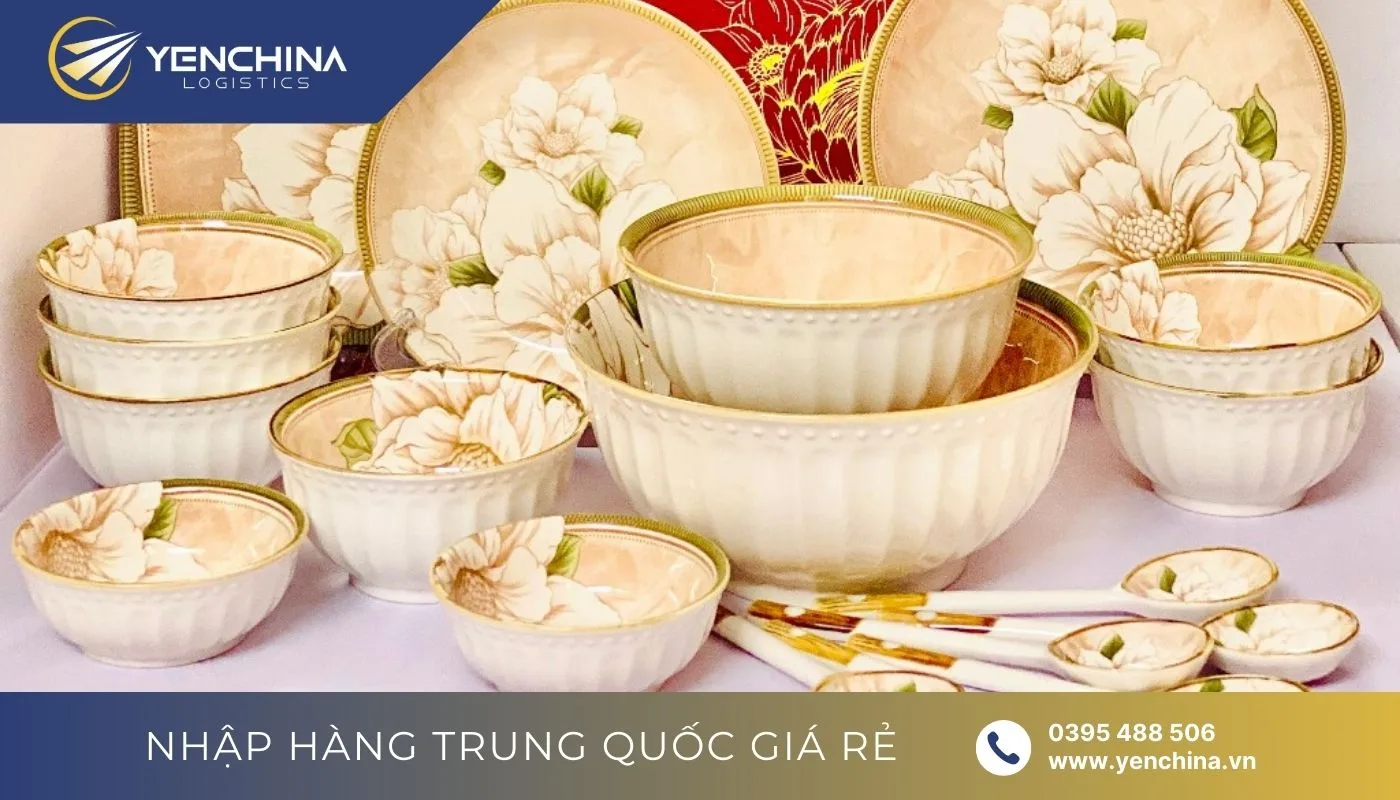 Bộ bát đĩa trang trí dịp Tết