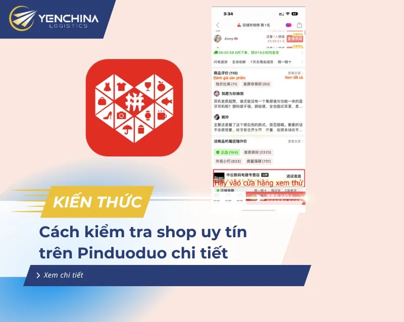 Cách kiểm tra shop uy tín trên Pinduoduo