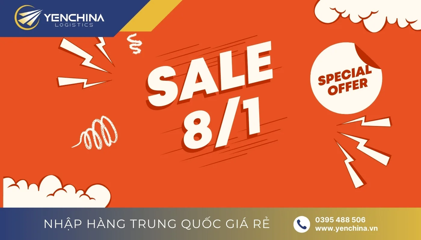 8/1 âm lịch là một trong các đợt SALE khủng tại Trung Quốc