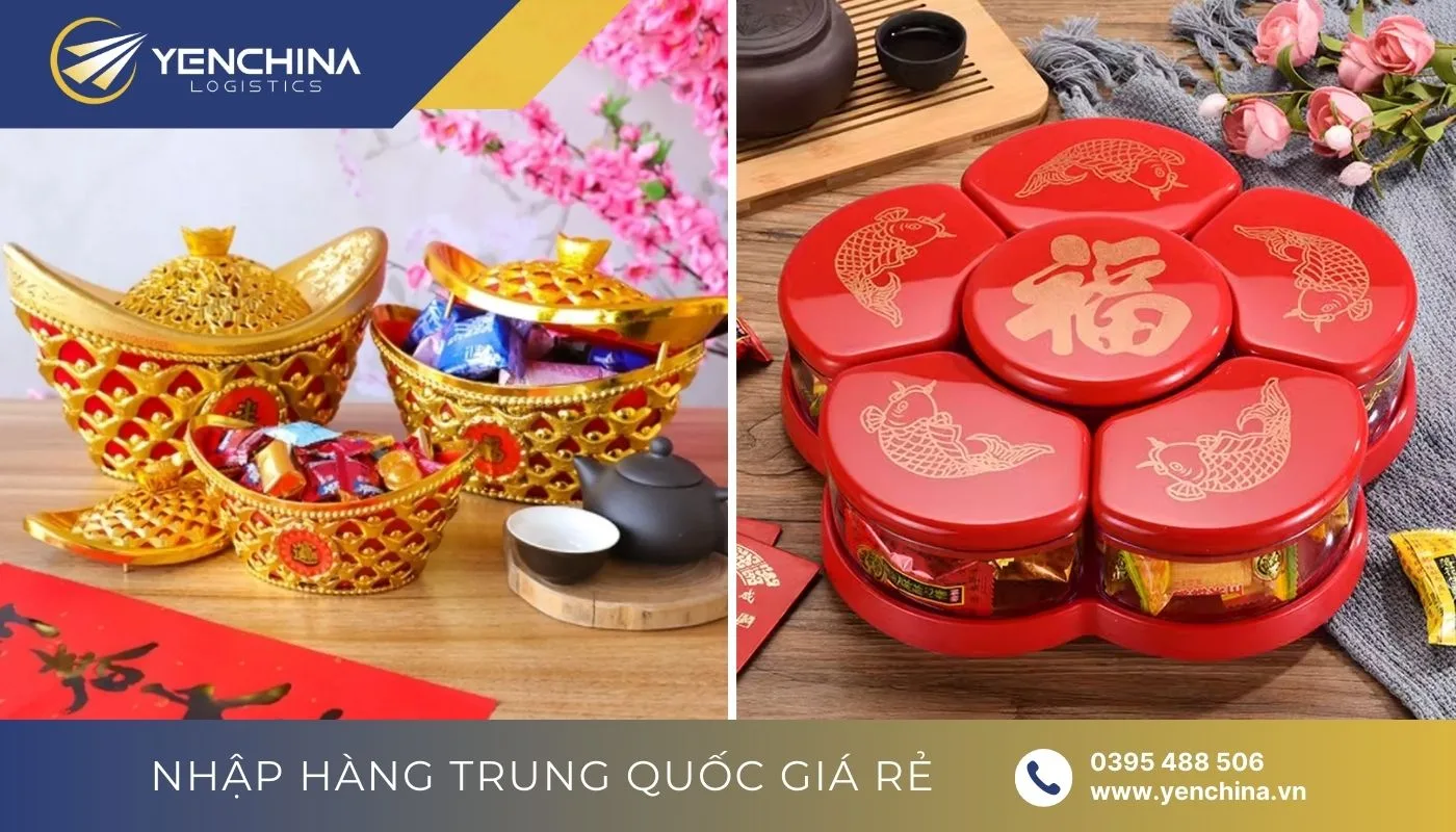 Hộp đựng bánh kẹo ngày Tết