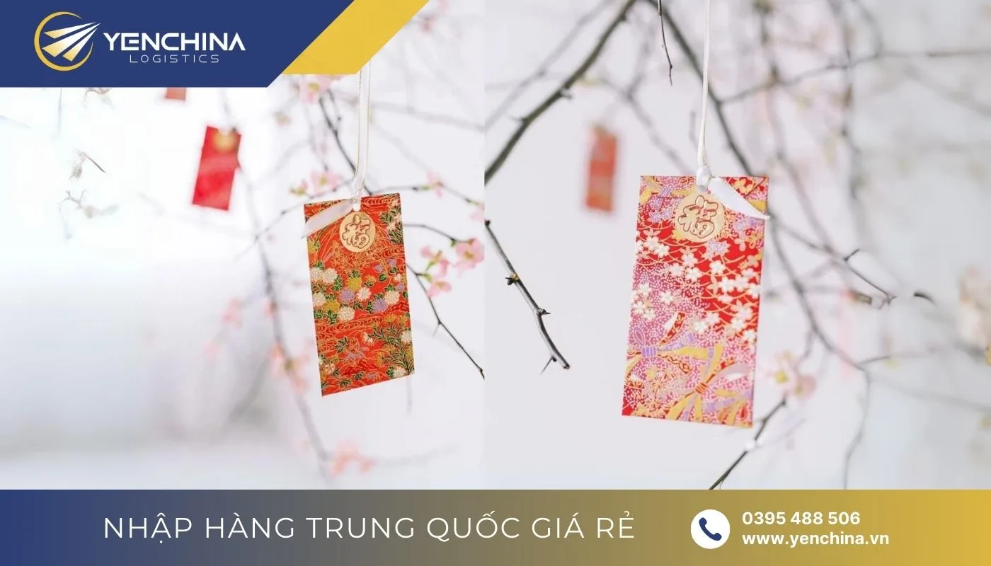 Phong bao lì xì decor Tết