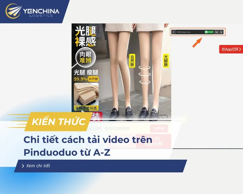 Tải video trên Pinduoduo