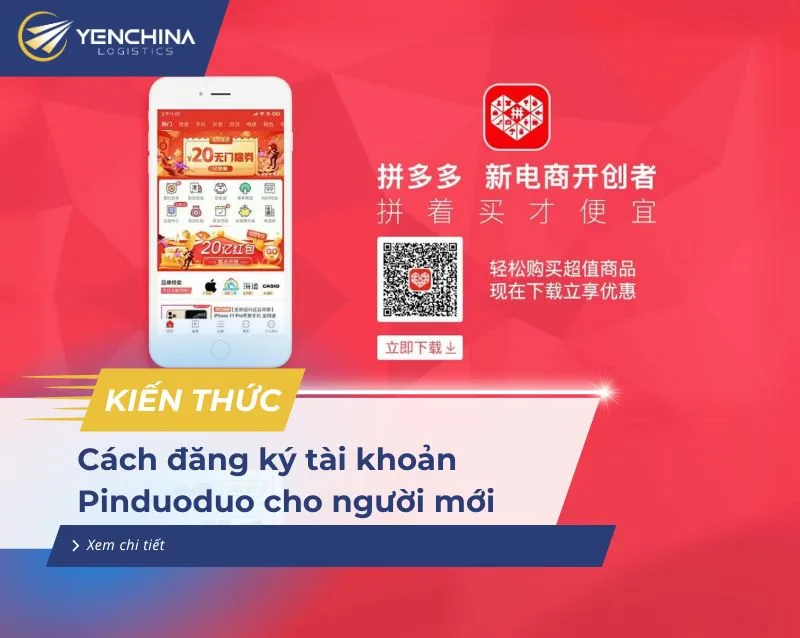 Tạo tài khoản Pinduoduo