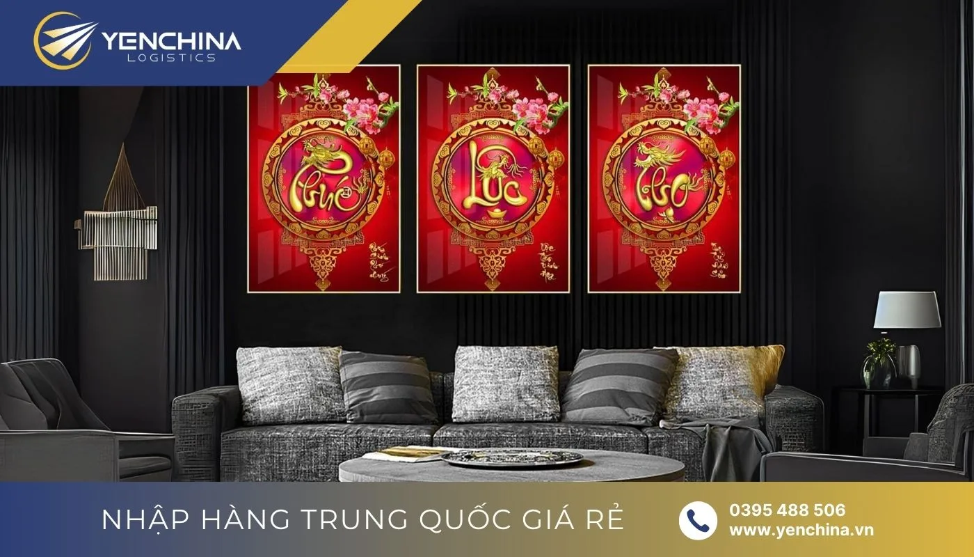 Tranh decor Tết