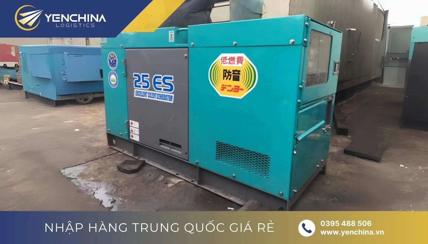 Máy phát điện nhập khẩu từ Trung Quốc