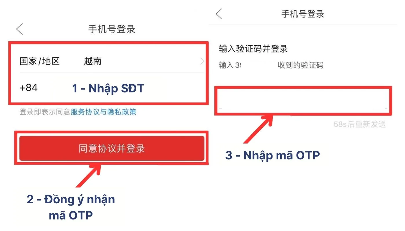 Điền chính xác các thông tin đăng ký Pinduoduo theo yêu cầu