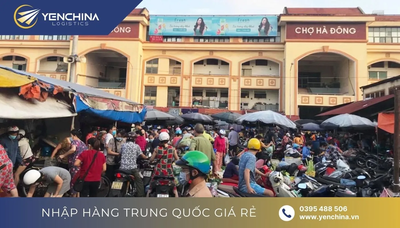 Chợ Hà Đông là một trong những chợ đầu mối ở Hà Nội lâu đời nhất