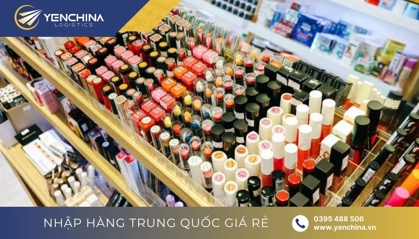 Hình ảnh gian hàng chuyên bán sỉ son Trung Quốc