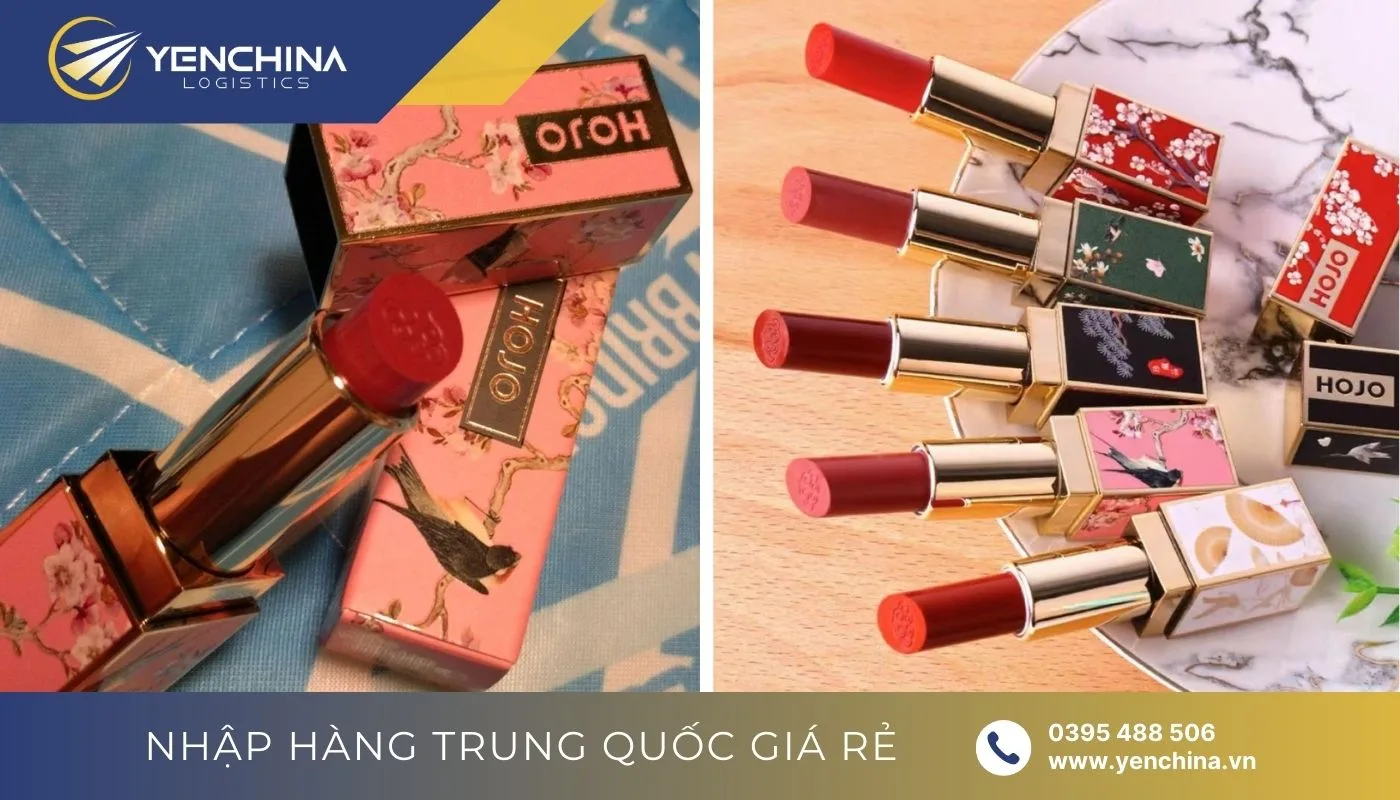 Thỏi son Trung Quốc nội địa Hojo với thiết kế tinh tế và màu sắc thời thượng