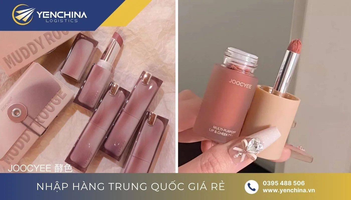 Son nội địa Trung Joocyee với khả năng bám màu vượt trội, giữ màu suốt cả ngày