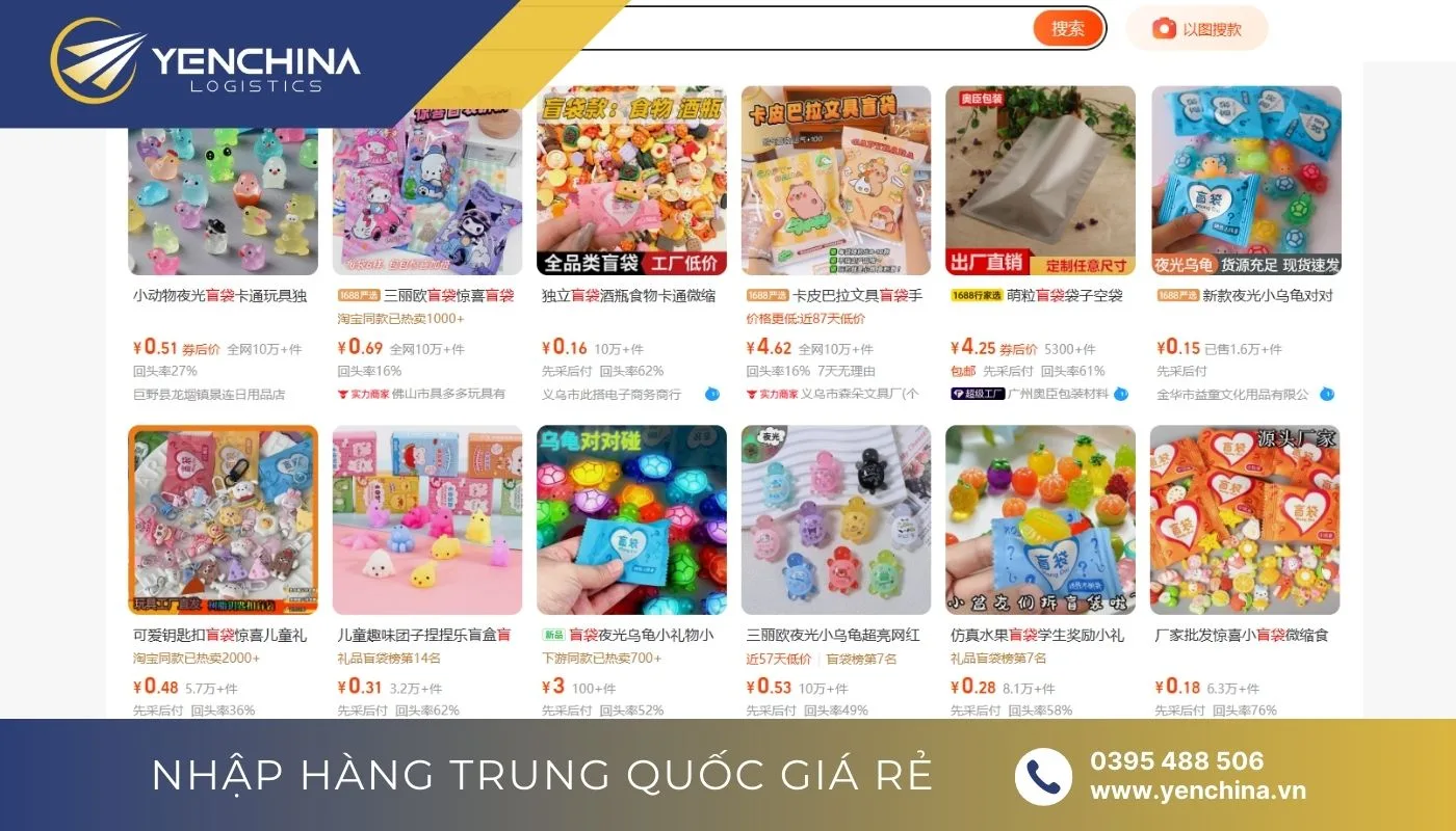 Một số link shop chuyên cung cấp nguồn hàng túi mù giá sỉ