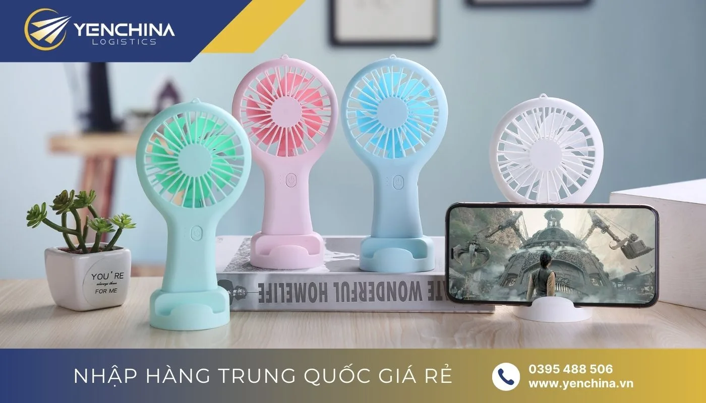 Các tiêu chí quan trọng khi chọn nguồn hàng quạt mini cầm tay sạc điện Trung Quốc