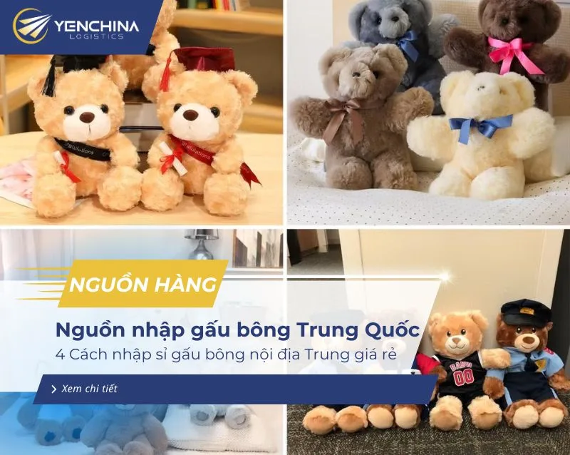 Nhập gấu bông Trung Quốc