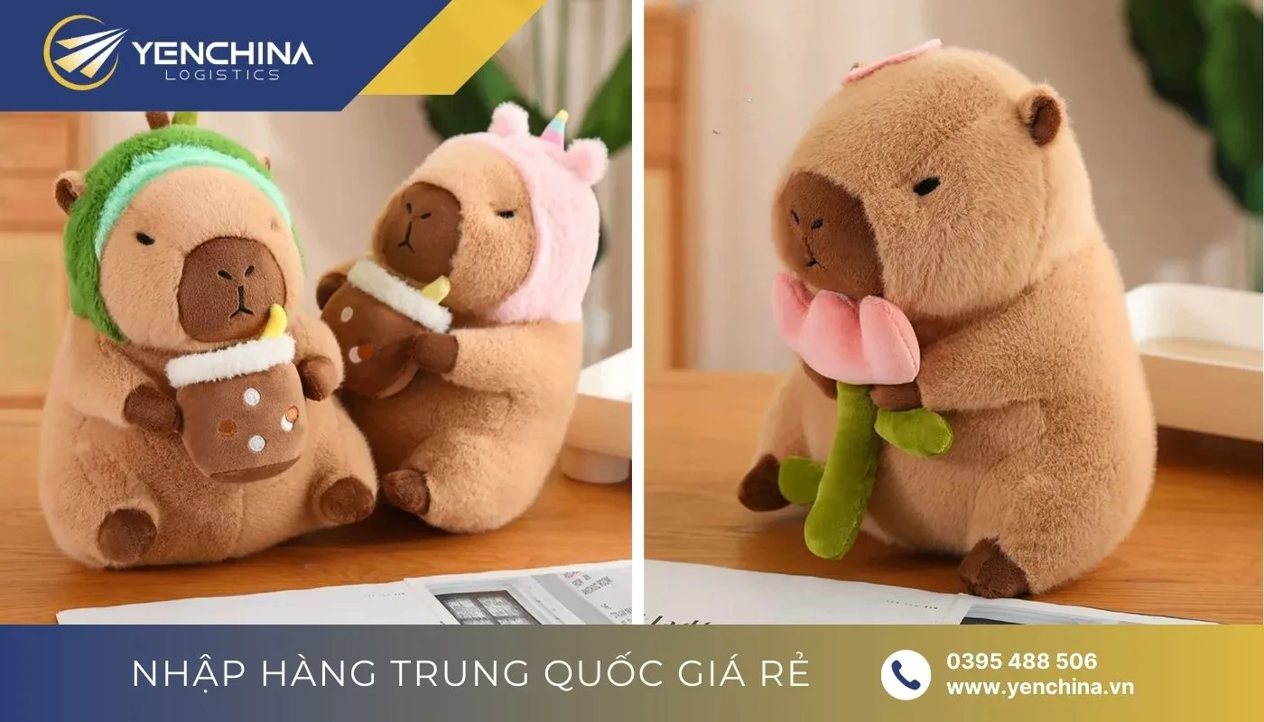 Gấu bông Capybara dễ thương