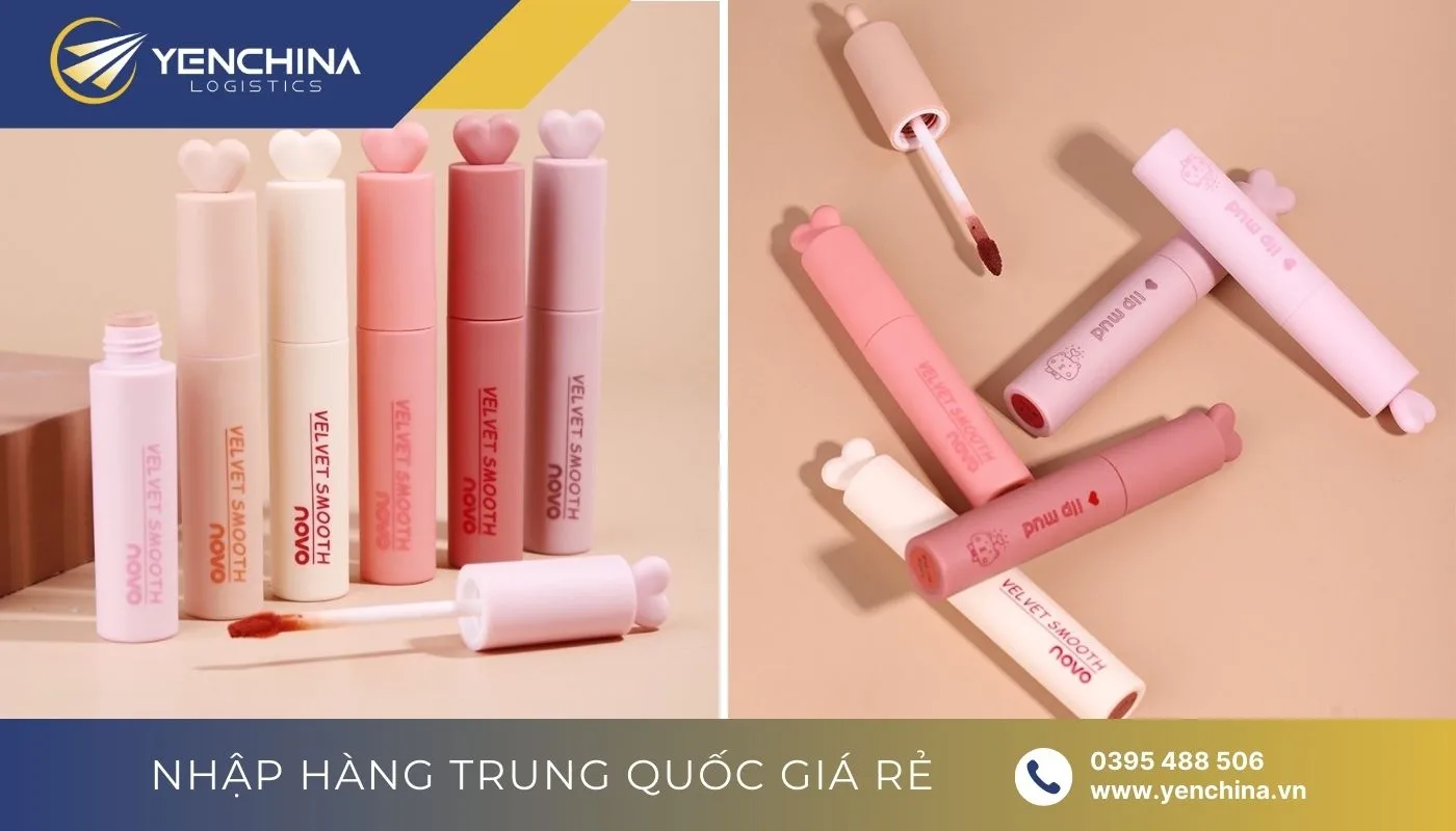 Son Trung Quốc Novo Velvet được yêu thích với chất son lì và giá thành hợp lý