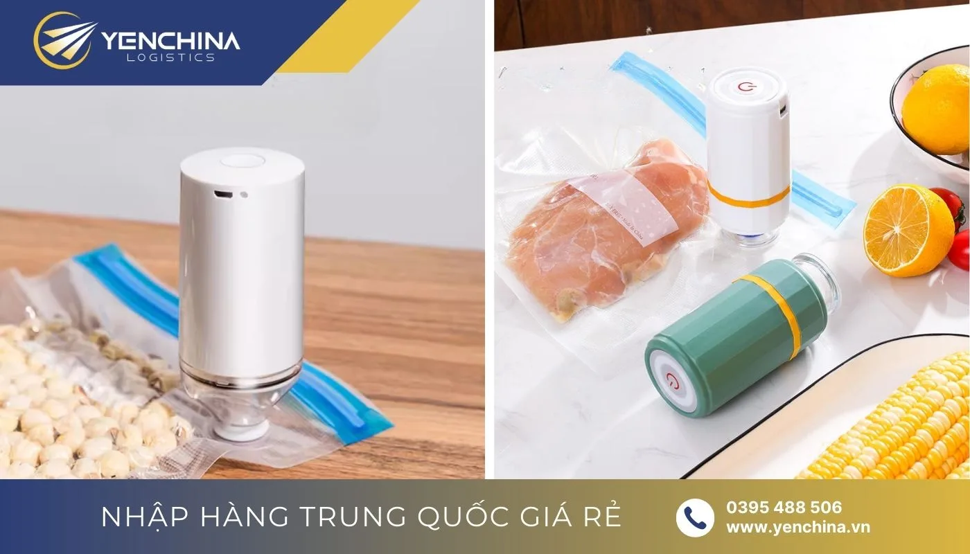 Máy hút chân không cầm tay mini tiện lợi, phù hợp cho gia đình