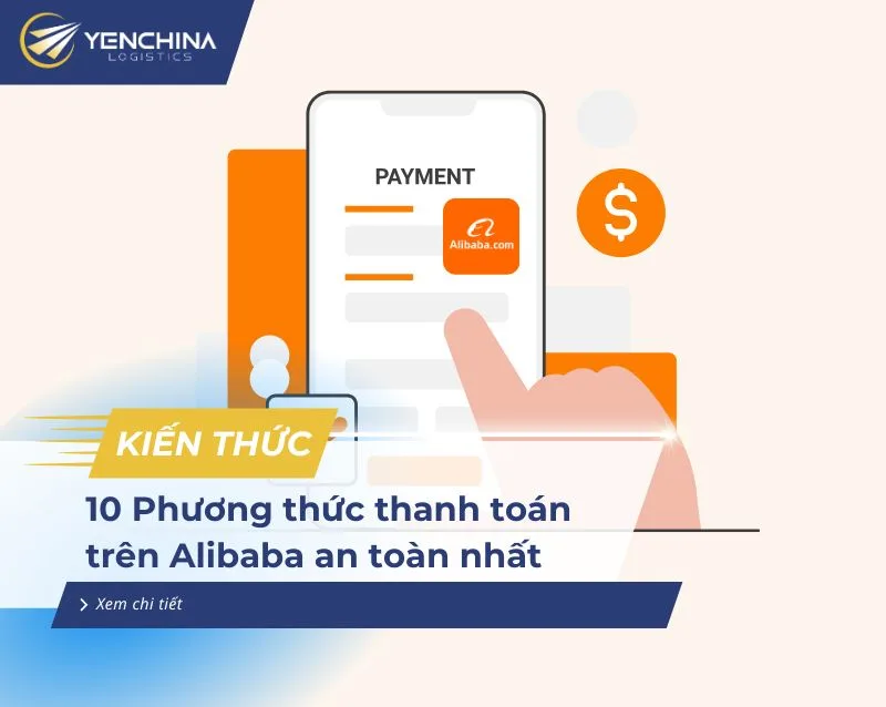 Phương thức thanh toán trên Alibaba